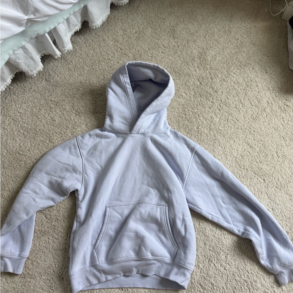 Aritzia light blue Sweatfleece Hoodie